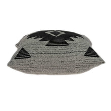 Square Southwest Gray Accent Pillow Cover