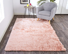 Pink Shag Tufted Handmade Area Rug - 2' x 3'