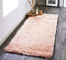 Pink Shag Tufted Handmade Area Rug - 2' x 3'