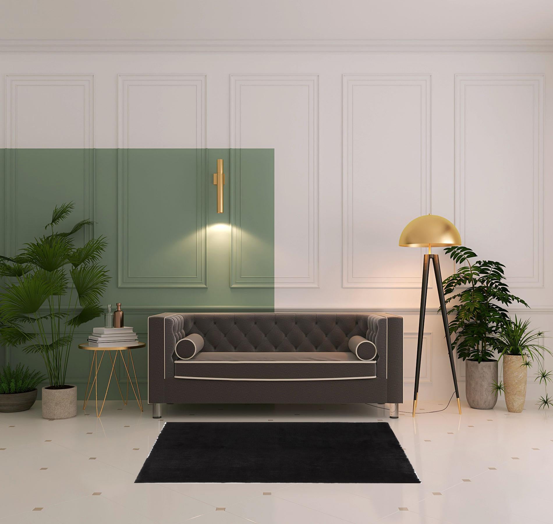 Pink Shag Tufted Handmade Area Rug - 2' x 3'