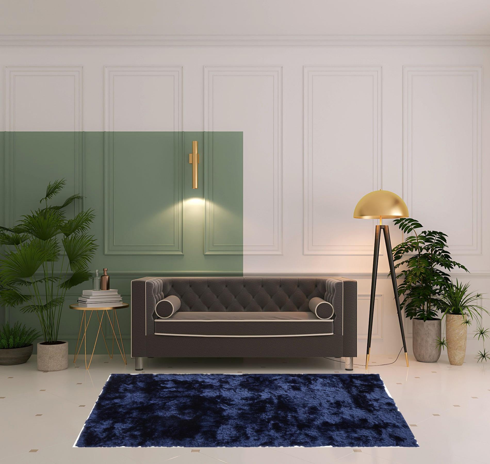 Pink Shag Tufted Handmade Area Rug - 2' x 3'