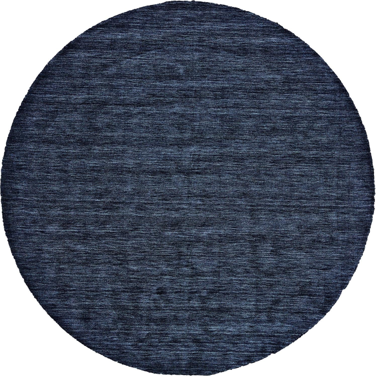 4' X 6' Black Wool Hand Woven Stain Resistant Area Rug