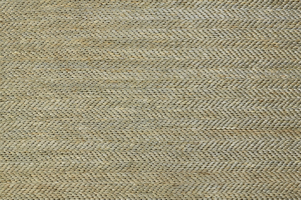 4' X 6' Tan And Gray Hand Woven Area Rug