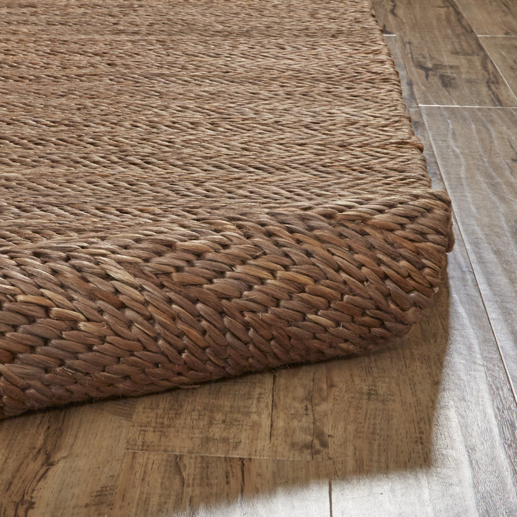 4' X 6' Tan And Gray Hand Woven Area Rug