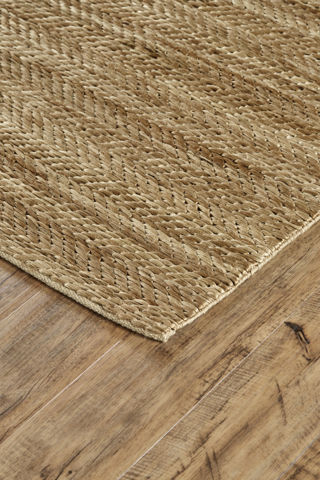 4' X 6' Tan And Gray Hand Woven Area Rug