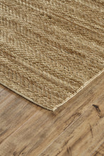 4' X 6' Tan And Gray Hand Woven Area Rug