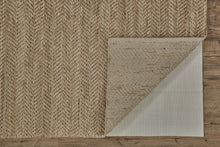 4' X 6' Tan And Gray Hand Woven Area Rug