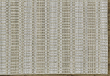 4' X 6' Blue Gray And Ivory Striped Hand Woven Area Rug