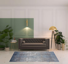 3' X 5' Taupe Ivory And Gold Abstract Power Loom Distressed Area Rug With Fringe