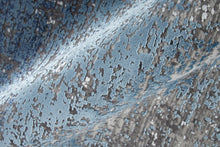 3' X 5' Taupe Ivory And Gold Abstract Power Loom Distressed Area Rug With Fringe