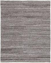 4' X 6' Ivory And Taupe Striped Hand Woven Stain Resistant Area Rug