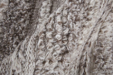 4' X 6' Ivory And Taupe Striped Hand Woven Stain Resistant Area Rug