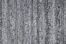 4' X 6' Ivory And Taupe Striped Hand Woven Stain Resistant Area Rug