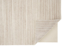 4' X 6' Ivory Wool Hand Woven Stain Resistant Area Rug