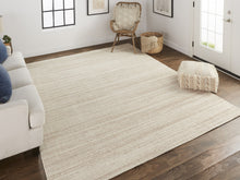 4' X 6' Ivory Wool Hand Woven Stain Resistant Area Rug