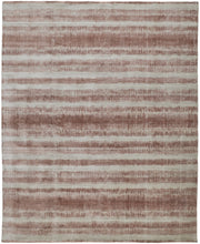 4' X 6' Tan Ivory And Pink Abstract Hand Woven Area Rug