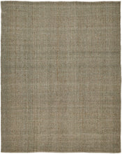 Gray Ivory And Blue Hand Woven Area Rug - 5' x 8'