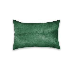 Verde Cowhide Pillow 12" x 20" x 5"