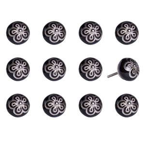 Ceramic Metal Multicolor 12 Pack Knob