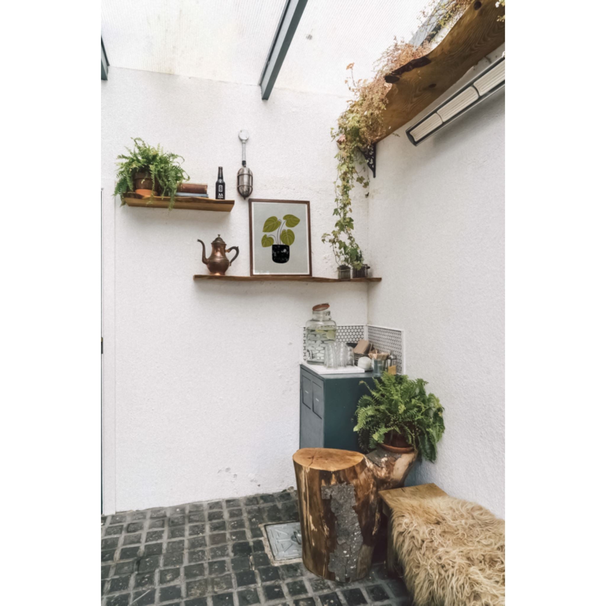 17" x 22" Contemporary Botanical Wall Art