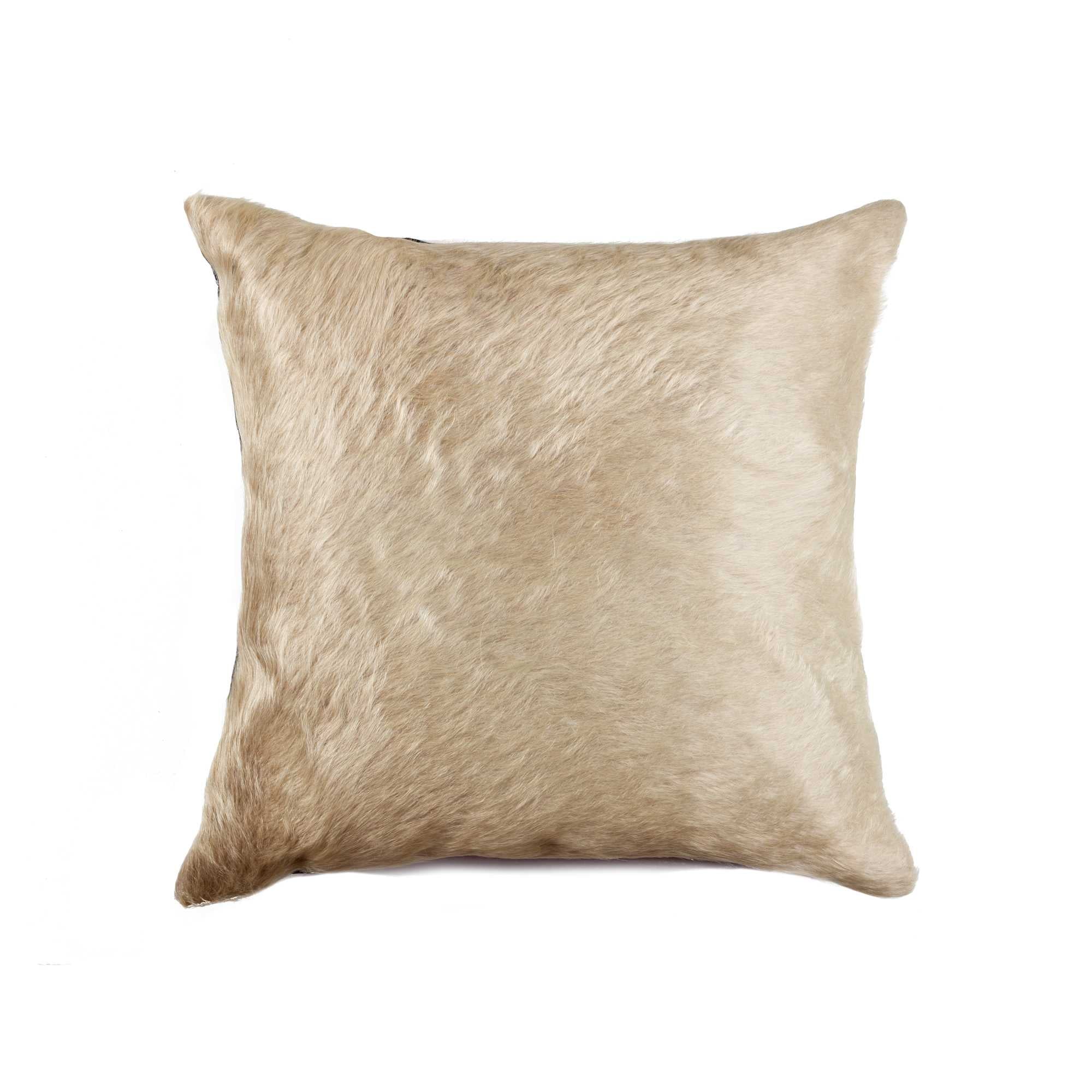 Natural Torino Cowhide Pillow 18" x 18" x 5"