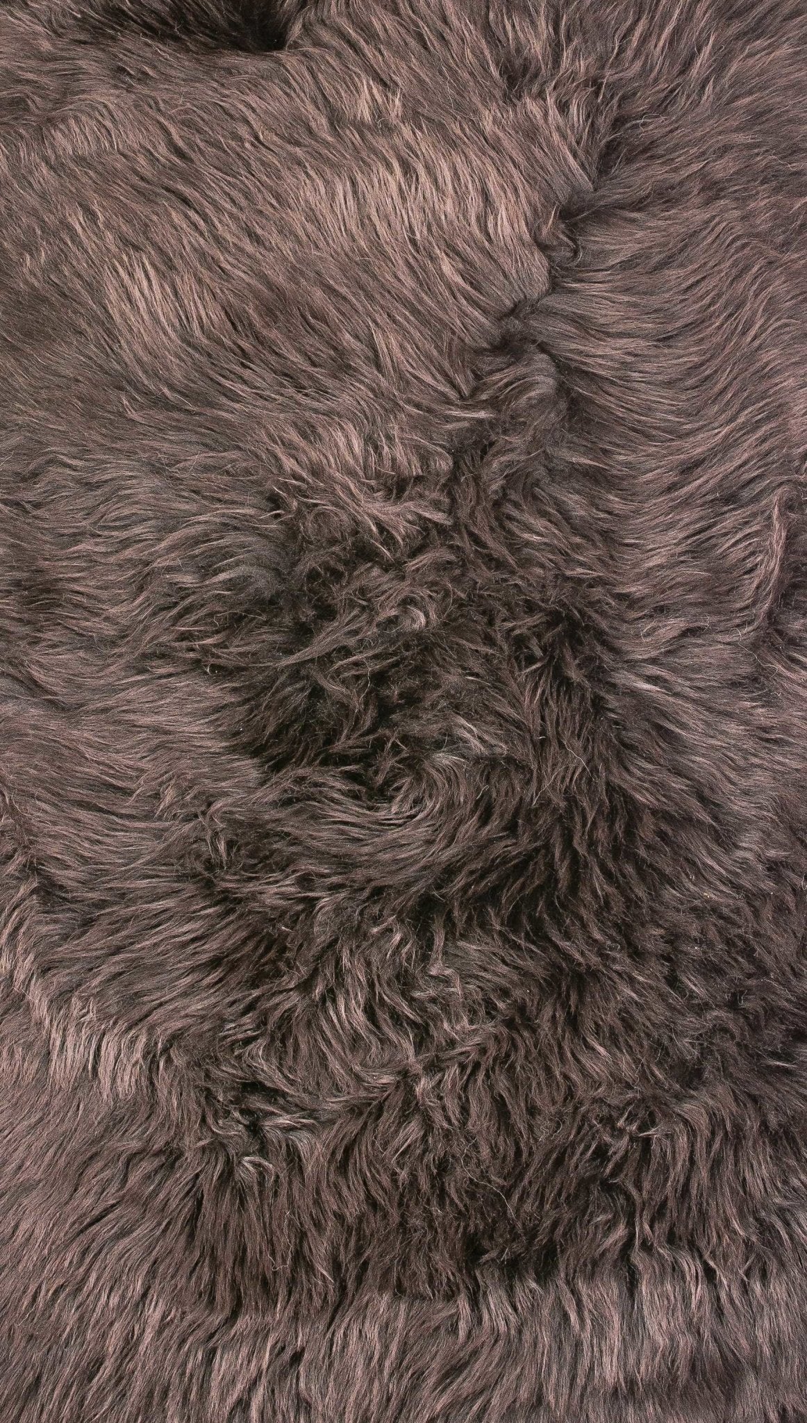 Chocolate New Zealand Natural Sheepskin Rug - 2' x 3'