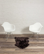 Chocolate New Zealand Natural Sheepskin Rug - 2' x 3'