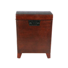 Brown Solid Wood Square End Table 24