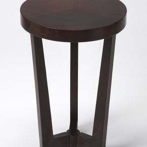 24" Merlot Three Leg Round End Table