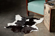 Black And White Calfskin Area Rug - 24