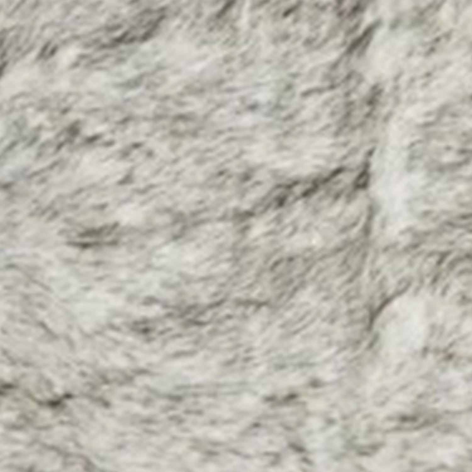 Grey Faux Rectangular Area Rug - 24" x 36" x 1.5"