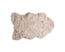 Taupe Faux Sheepskin Area Rug - 24