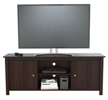 Espresso Finish Wood Media Center And Tv Stand