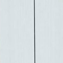 White Finish Wood Storage Cabinet With Two Doors