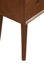 Brown Wood End Table With Drawer 27