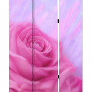 1 X 48 X 72 Multi Color Wood Canvas Flourish  Screen