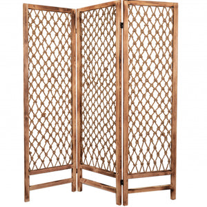 1 X 60 X 69 Natural Rope Wooden  Screen