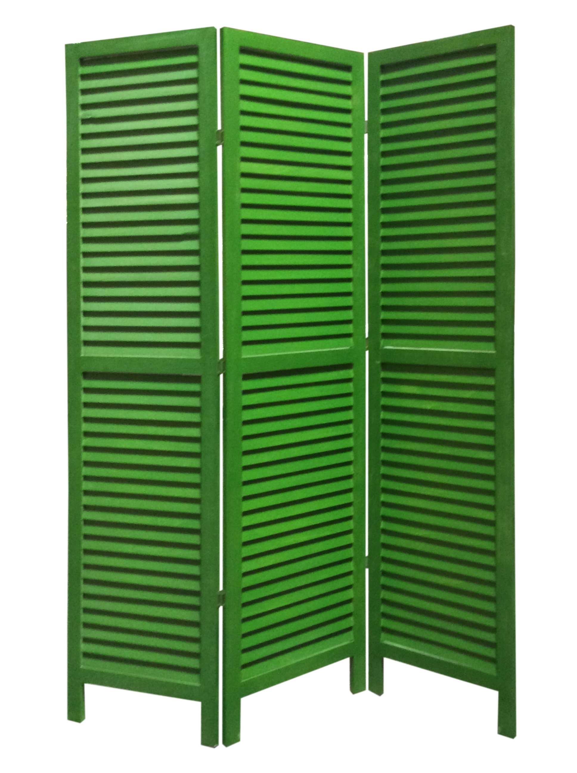 1 X 48 X 67 Black Wood Shutter - Screen