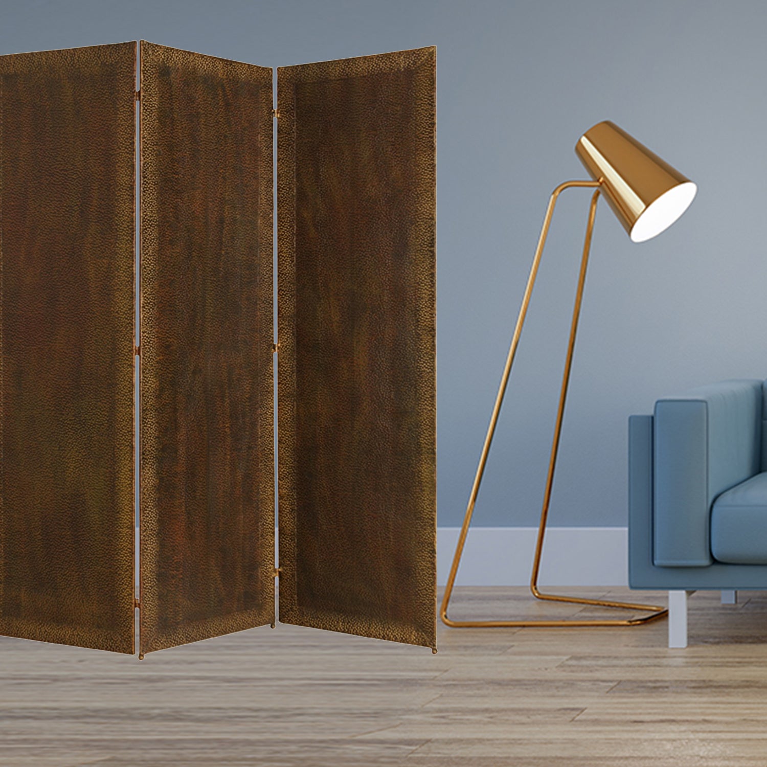 1" X 65" X 72" Bronze Wood Forger  Screen