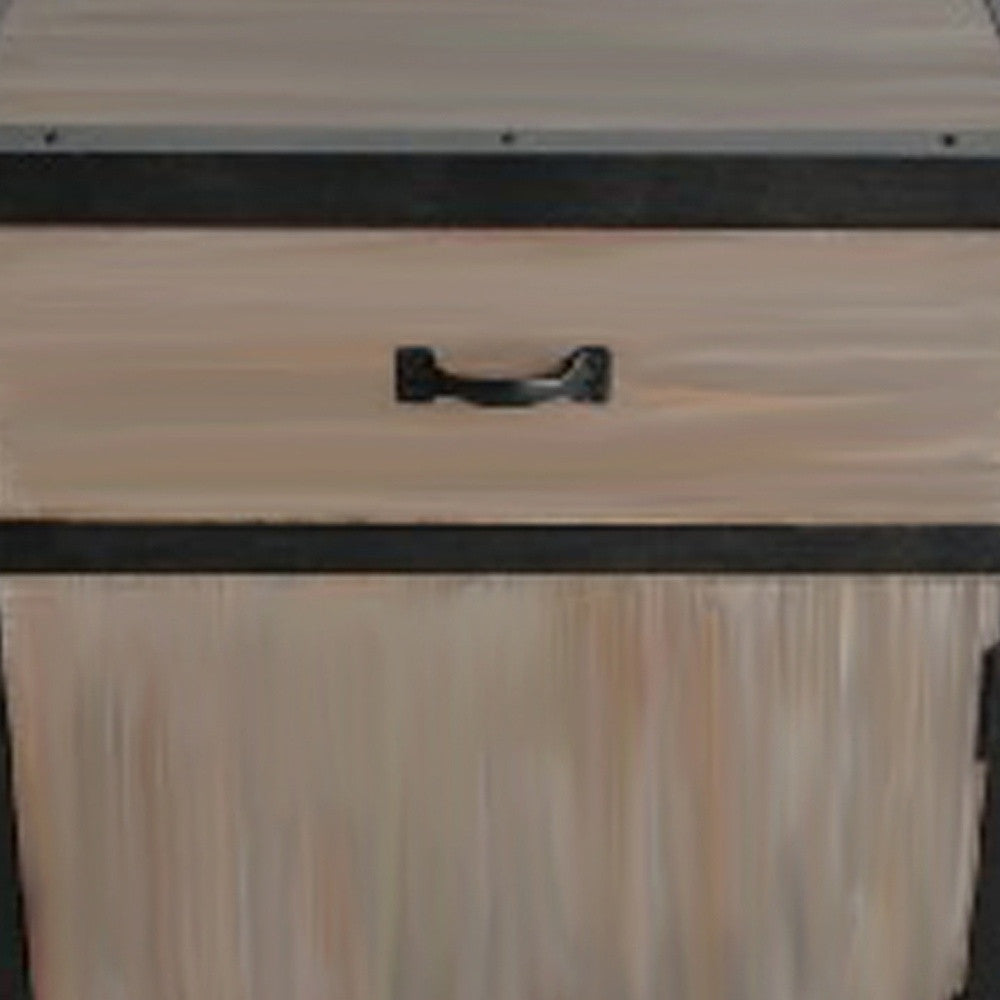 1" X 17" X 20" Brown, Wood - End Table