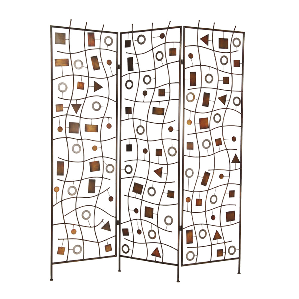 1" X 63" X 72" Bronze Metal Morton  Screen