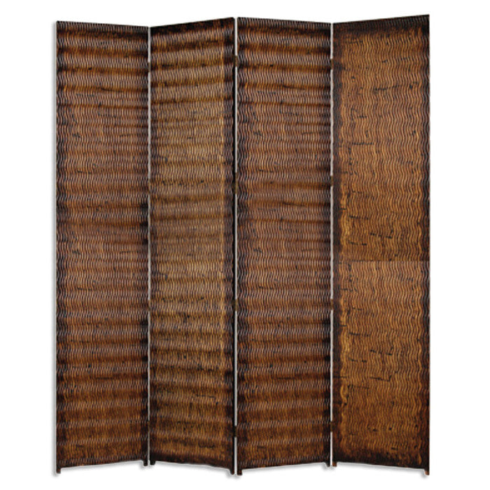 1" X 84" X 84" Brown Wood  Screen