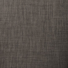 Set Of 2 Modern Grey Fabric Black Coated Metal Dining Chairs