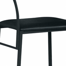 Modern Black Metal Upholstery Chair
