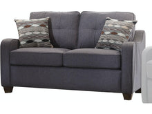 Gray Linen Loveseat - 50