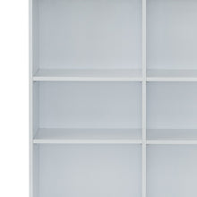 Mesa de bar rectangular blanca de madera manufacturada de 47