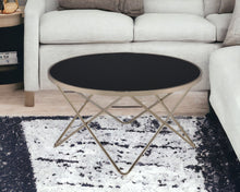 Frosted Glass Champagne Coffee Table 34