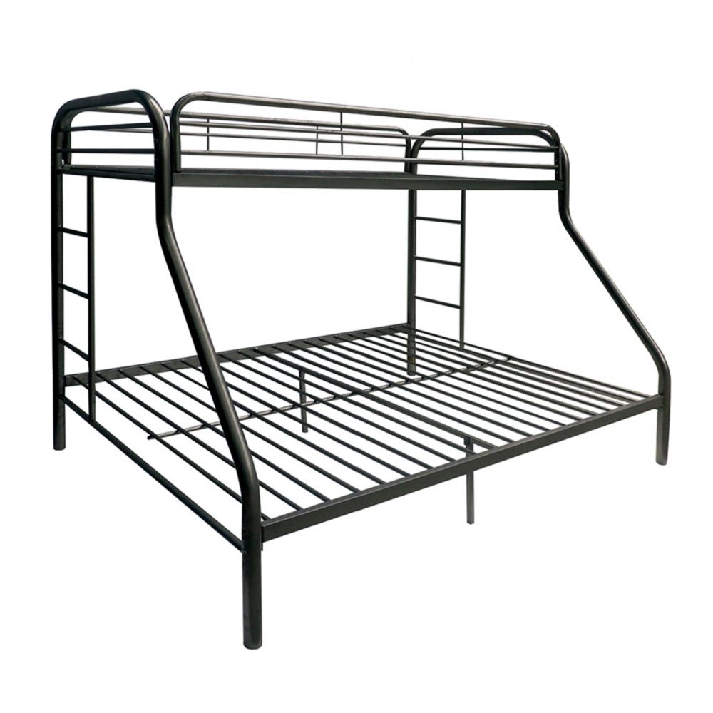 Twin Black Bed With Mattress
