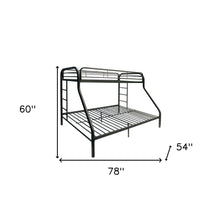 Twin Black Bed With Mattress