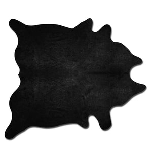 72" X 84" Black Cowhide - Rug